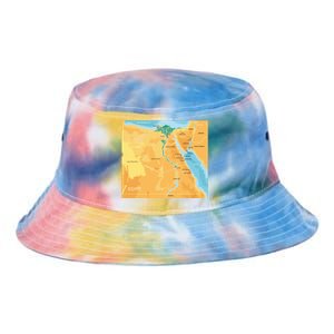 Map of Egypt Tie Dye Newport Bucket Hat