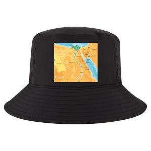 Map of Egypt Cool Comfort Performance Bucket Hat