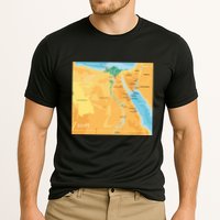 Map of Egypt Cooling Performance Crew T-Shirt