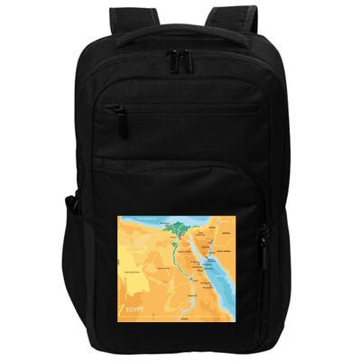 Map of Egypt Impact Tech Backpack