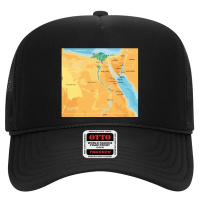 Map of Egypt Trucker Hat