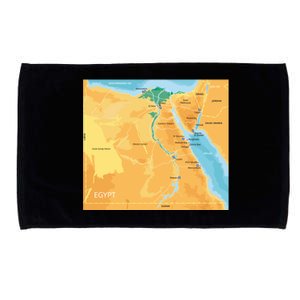 Map of Egypt Microfiber Hand Towel