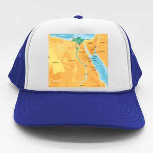 Map of Egypt Trucker Hat