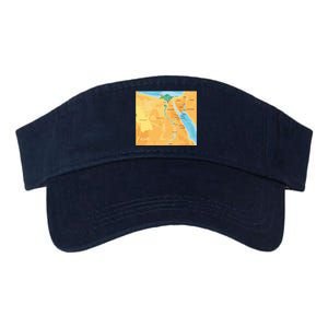 Map of Egypt Valucap Bio-Washed Visor