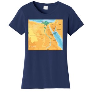 Map of Egypt Women's T-Shirt