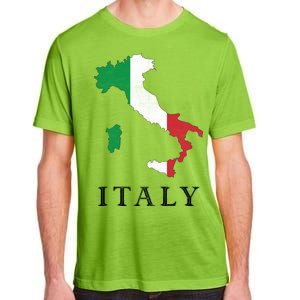 Map Of Italy  Adult ChromaSoft Performance T-Shirt