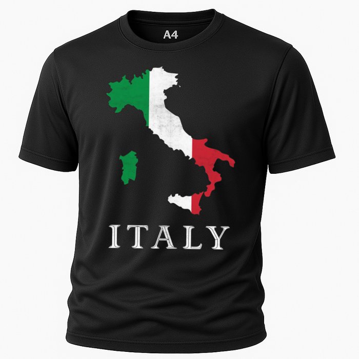 Map Of Italy  Cooling Performance Crew T-Shirt