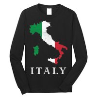 Map Of Italy  Long Sleeve Shirt