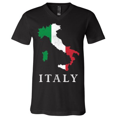 Map Of Italy  V-Neck T-Shirt