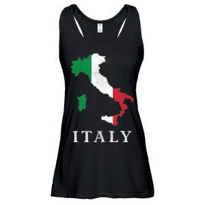 Map Of Italy  Ladies Essential Flowy Tank