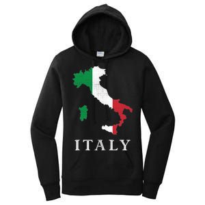 Map Of Italy  Women's Pullover Hoodie