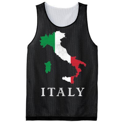 Map Of Italy  Mesh Reversible Basketball Jersey Tank