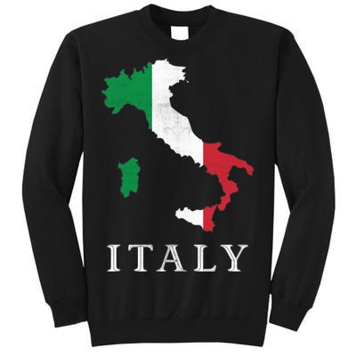 Map Of Italy  Tall Sweatshirt