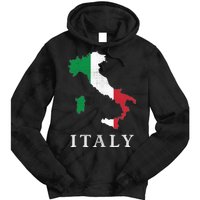 Map Of Italy  Tie Dye Hoodie