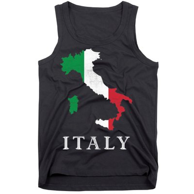 Map Of Italy  Tank Top