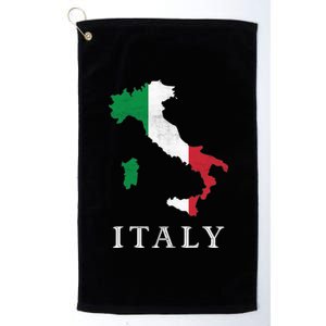 Map Of Italy  Platinum Collection Golf Towel