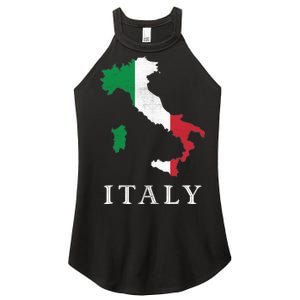 Map Of Italy  Women's Perfect Tri Rocker Tank