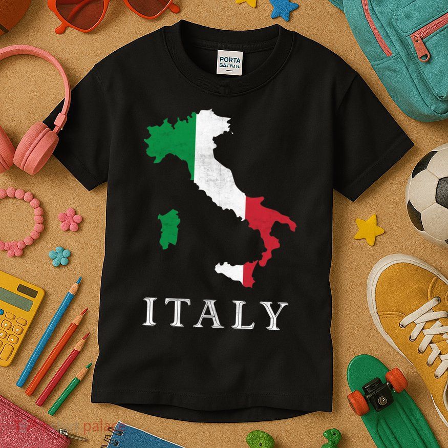 Map Of Italy  Kids T-Shirt
