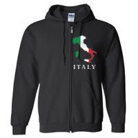 Map Of Italy  Full Zip Hoodie