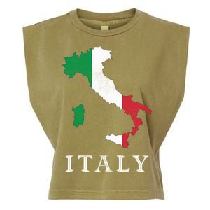 Map Of Italy  Garment-Dyed Women's Muscle Tee