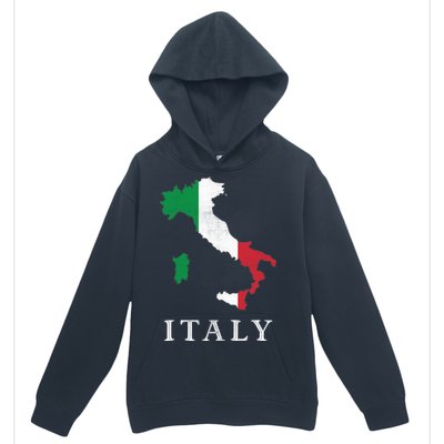 Map Of Italy  Urban Pullover Hoodie