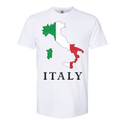 Map Of Italy  Softstyle CVC T-Shirt