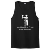 Most Accident Prone Award Winner Injury Funny Get Well Soon PosiCharge Competitor Tank