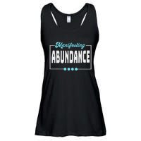 Manifesting Abundance Positive Affirmation Ladies Essential Flowy Tank