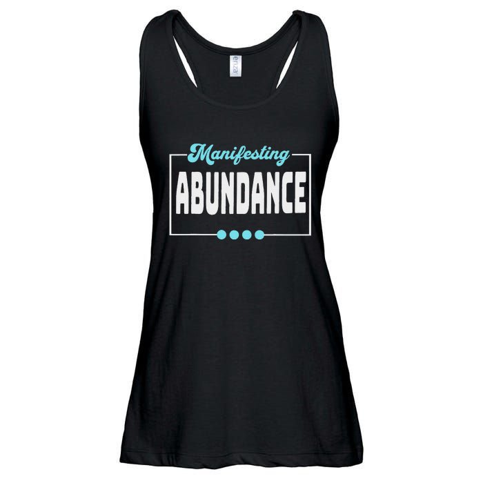 Manifesting Abundance Positive Affirmation Ladies Essential Flowy Tank