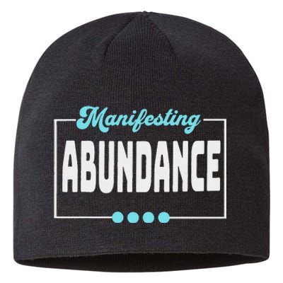 Manifesting Abundance Positive Affirmation Sustainable Beanie