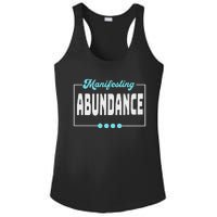 Manifesting Abundance Positive Affirmation Ladies PosiCharge Competitor Racerback Tank