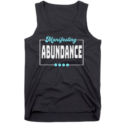 Manifesting Abundance Positive Affirmation Tank Top