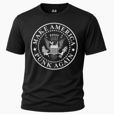 Make America Punk Again Vintage Punk Rock 80s Cooling Performance Crew T-Shirt