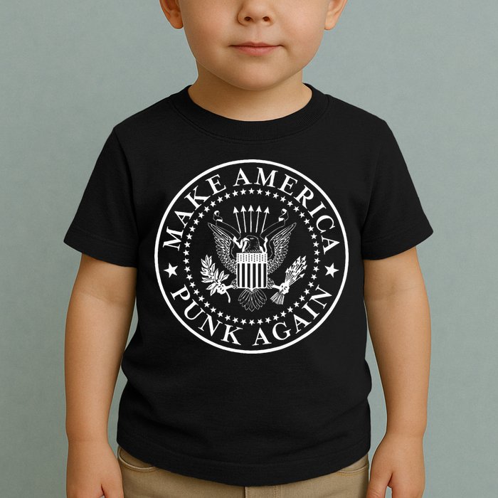 Make America Punk Again Vintage Punk Rock 80s Toddler T-Shirt