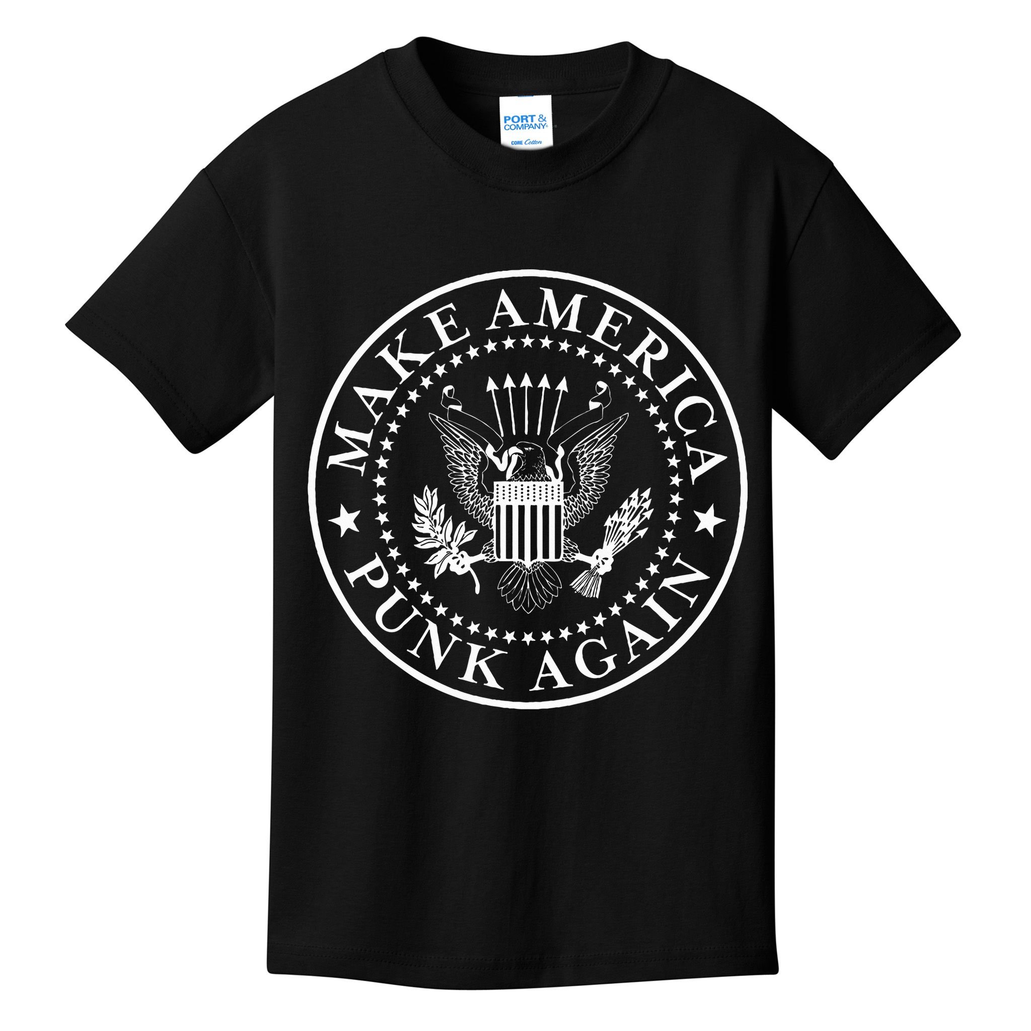 Make America Punk Again Vintage Punk Rock 80s Kids T-Shirt