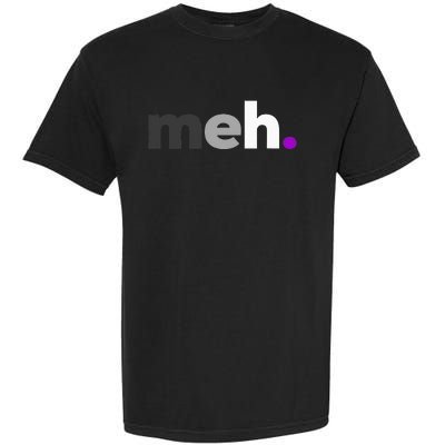 Meh Asexual Pride LGBTQ Ace Flag Funny LGBT Asexuality Garment-Dyed Heavyweight T-Shirt