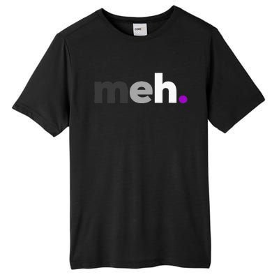 Meh Asexual Pride LGBTQ Ace Flag Funny LGBT Asexuality Tall Fusion ChromaSoft Performance T-Shirt