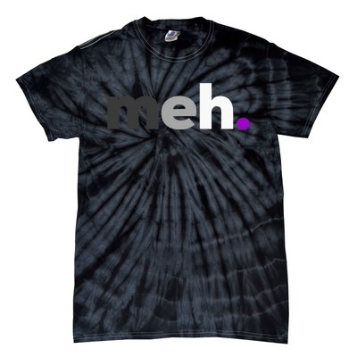 Meh Asexual Pride LGBTQ Ace Flag Funny LGBT Asexuality Tie-Dye T-Shirt