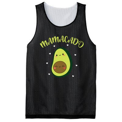 Mamacado Avocado Pregnant Mom Pregnancy Avo Mesh Reversible Basketball Jersey Tank