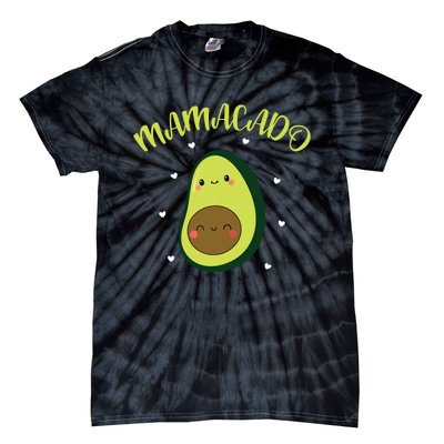 Mamacado Avocado Pregnant Mom Pregnancy Avo Tie-Dye T-Shirt