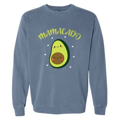 Mamacado Avocado Pregnant Mom Pregnancy Avo Garment-Dyed Sweatshirt