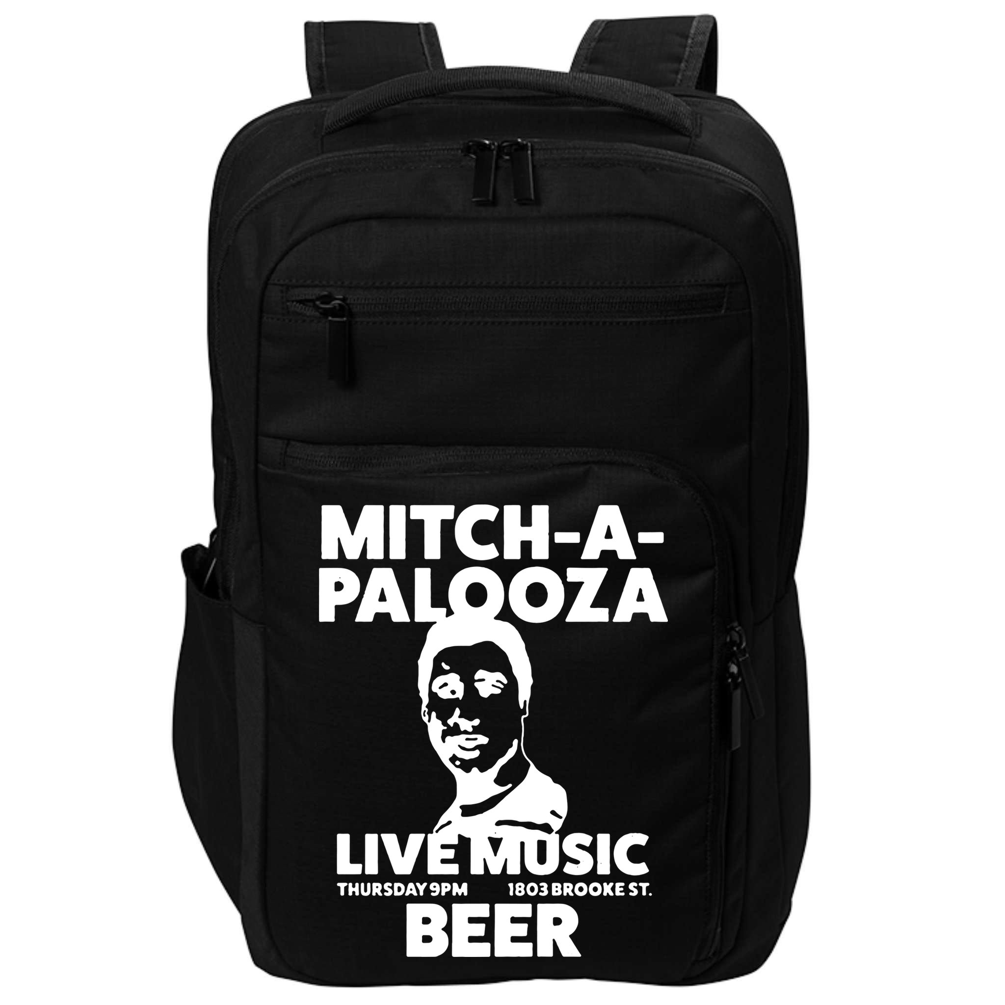 Mitch A Palooza Funny Movie Impact Tech Backpack