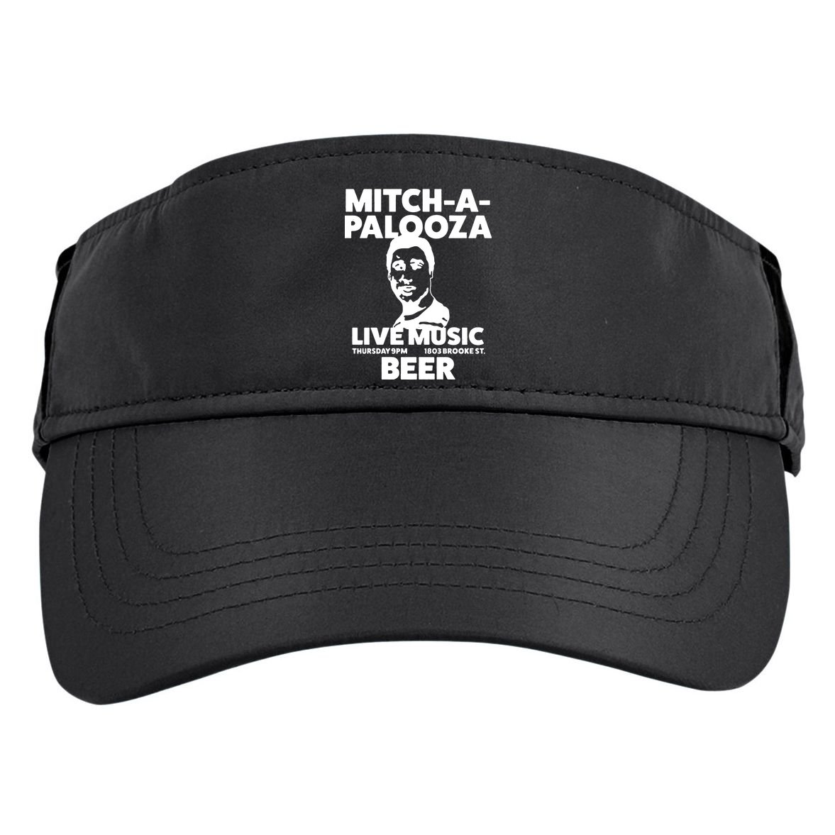 Mitch A Palooza Funny Movie Adult Drive Performance Visor