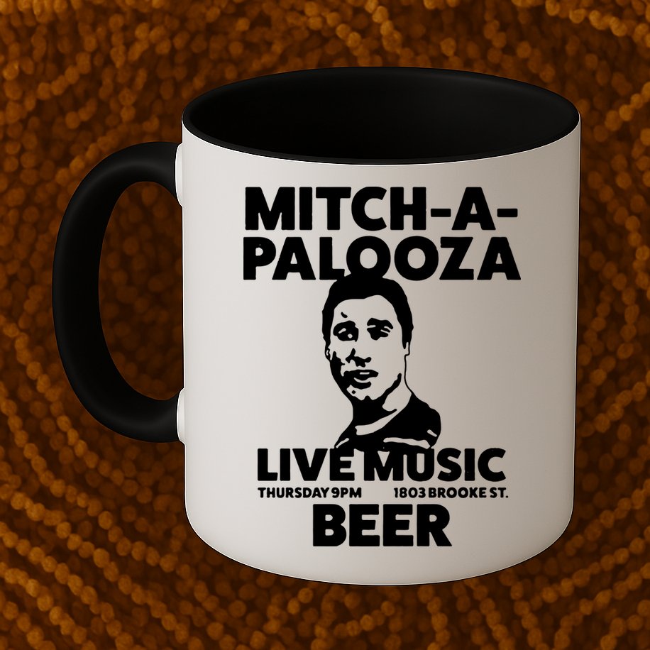 Mitch A Palooza Funny Movie Mug