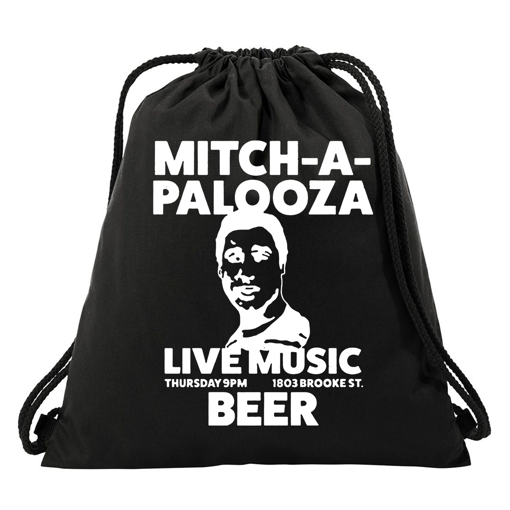 Mitch A Palooza Funny Movie Drawstring Bag