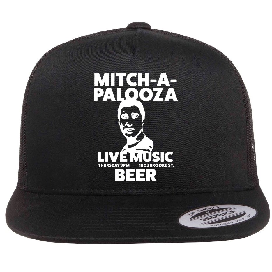 Mitch A Palooza Funny Movie Flat Bill Trucker Hat