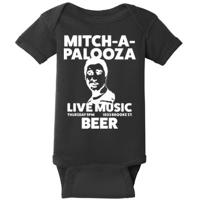 Mitch A Palooza Funny Movie Baby Bodysuit