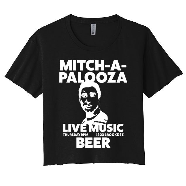 Mitch A Palooza Funny Movie Crop Top