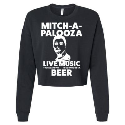 Mitch A Palooza Funny Movie Cropped Pullover Crew