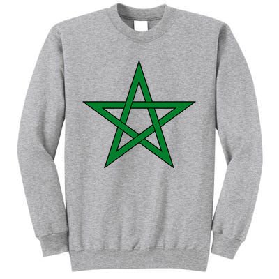 Moorish American Proud Moors Moorish Moroccan Flag Amexem Tall Sweatshirt